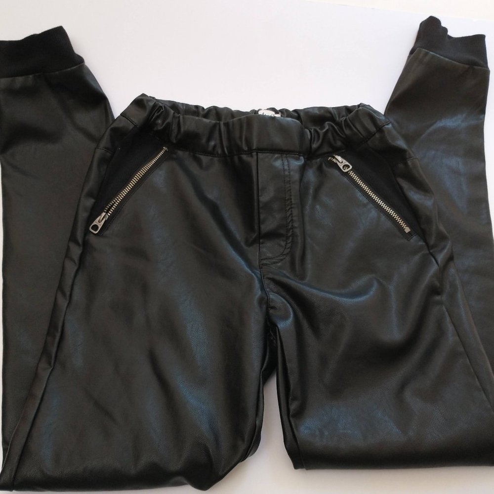 Splendid Girls Faux Leather Leggings Pants 12